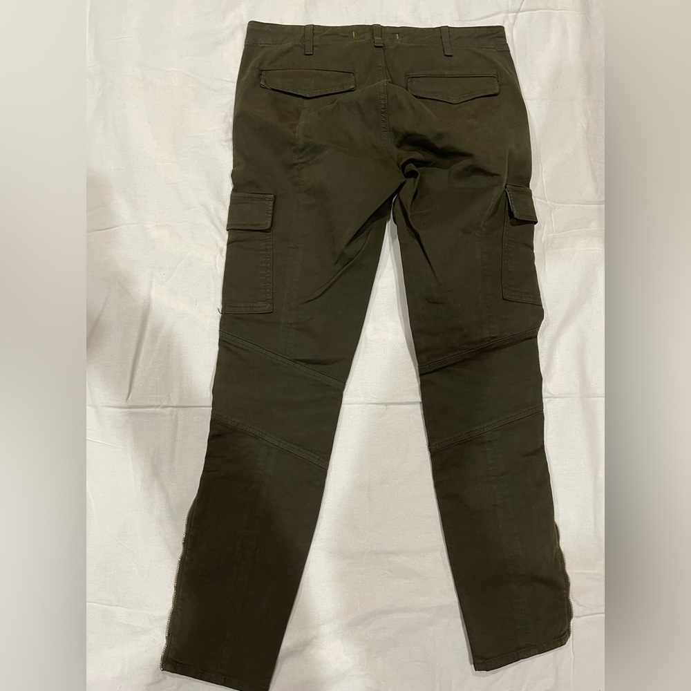 J Brand Dark Olive Cargo Pants